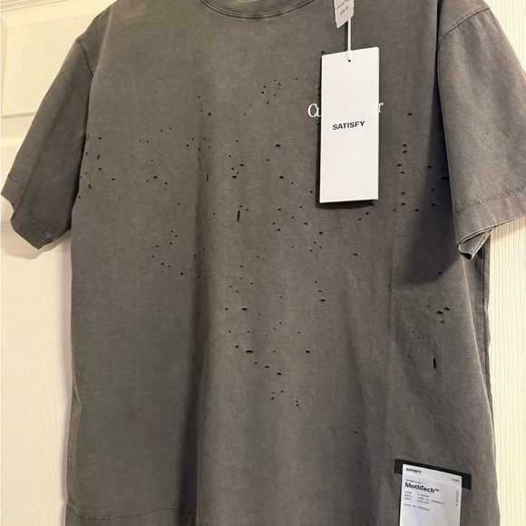 Satisfy Women's Charcoal Graphic Tee - Picture 6 of 9